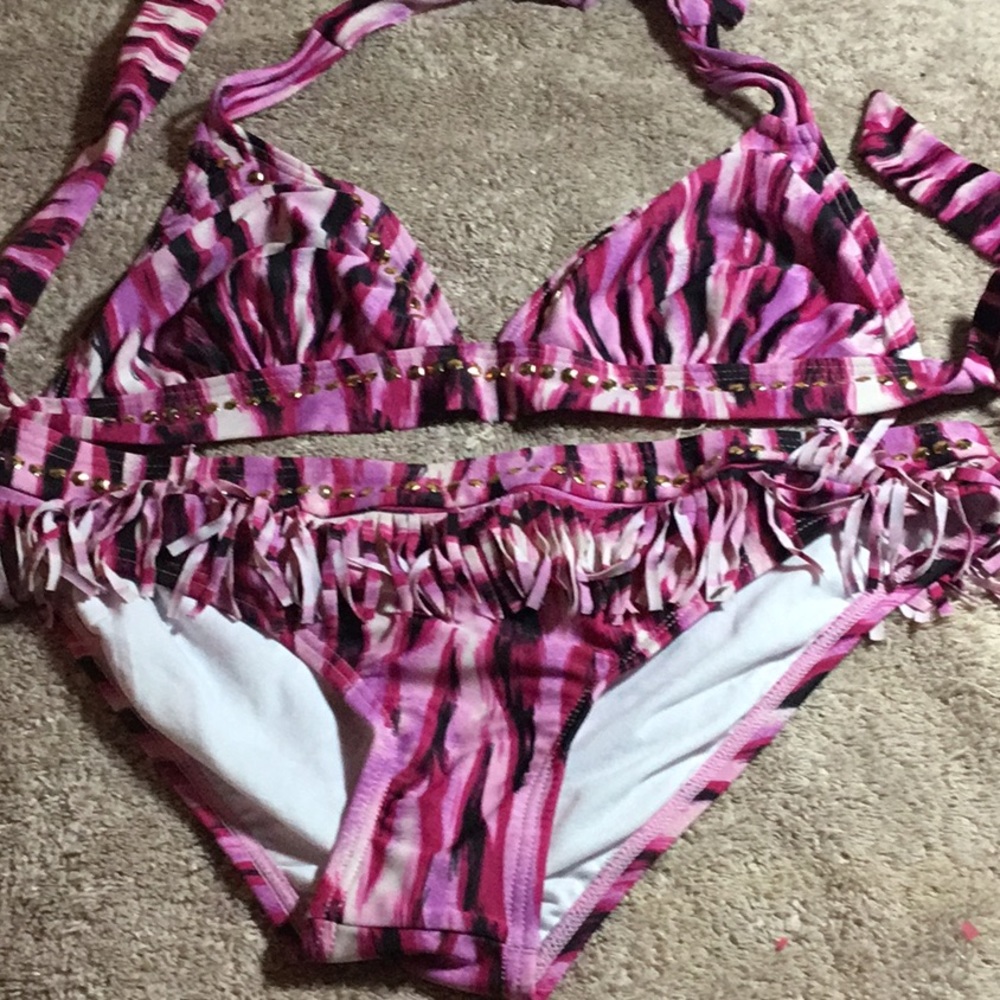Guess fringe bikini